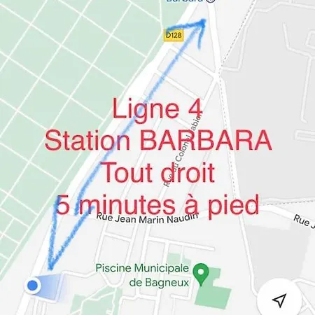 Apartment B1 2022 - 10min Paris/expo - 5 Rooms/6 Beds *